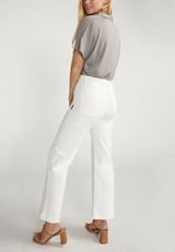 Silver Jeans Co.&reg; White High Rise Patch Pocket Wide Leg Jean, C223, small