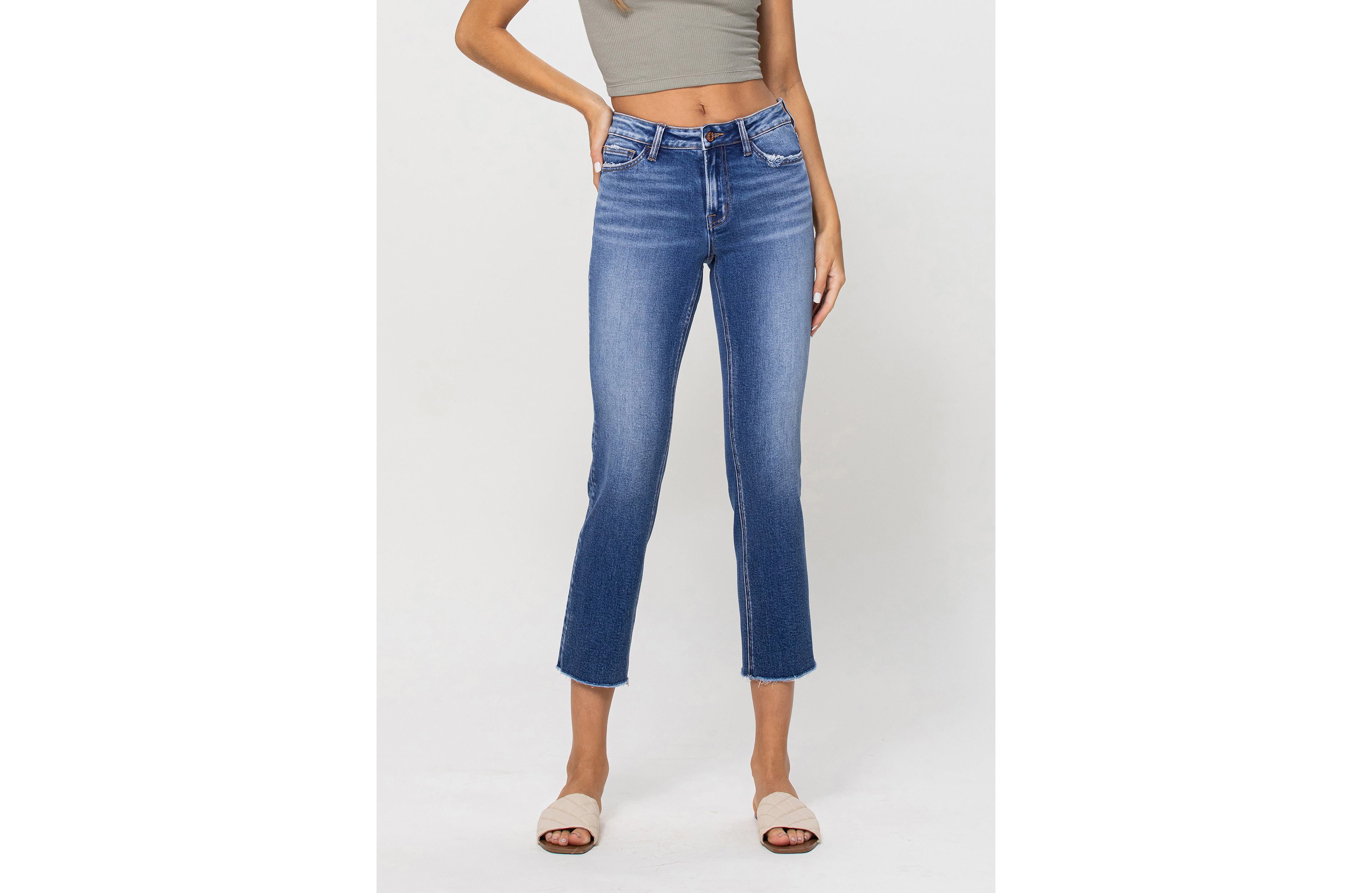 Vervet™ Mid Rise Straight Ankle Jean