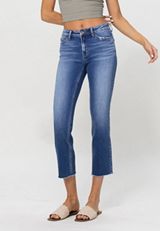 Vervet&trade; Mid Rise Straight Ankle Jean, C258, small