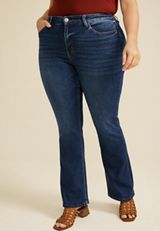Plus Size VERVET&trade; Bootcut High Rise Jean, DARK SANDBLAST, small