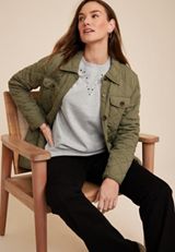 Stud Embellished Mock Neck Sweatshirt, LIGHT HEATHER GRAY, small