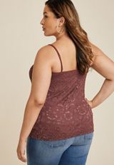 Plus Size Lace Cami, C894, small