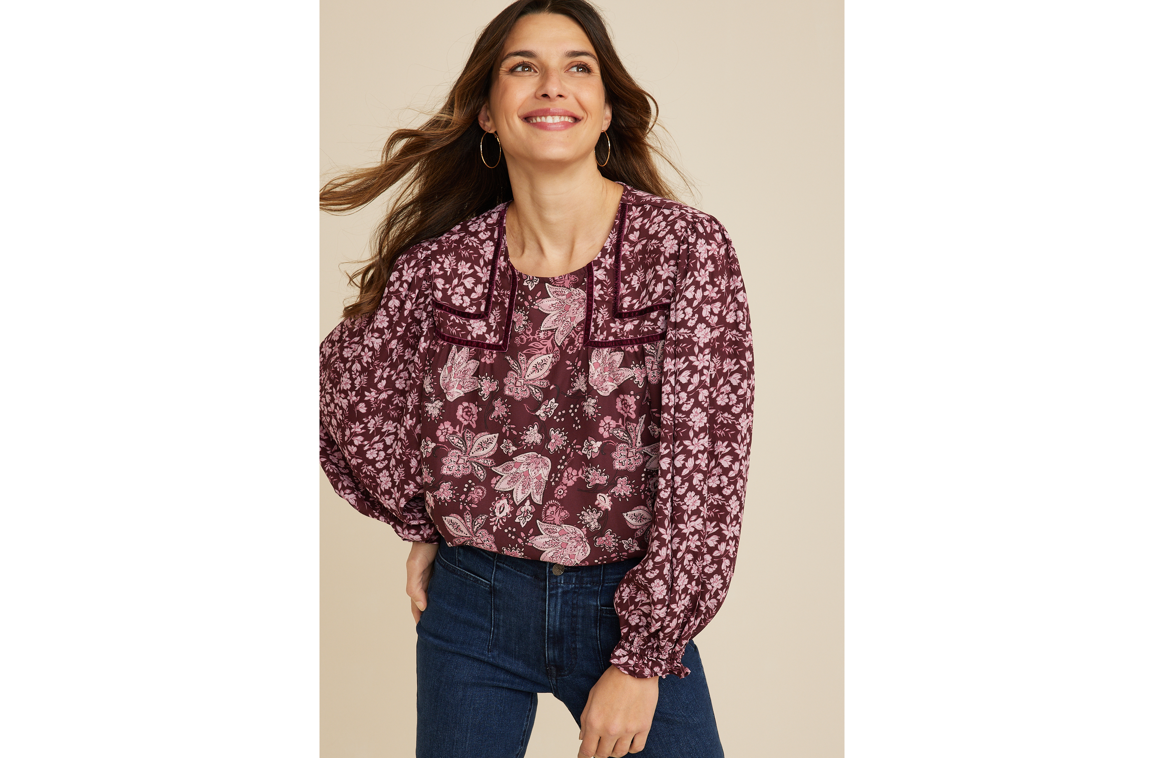 Mix Media Blouse