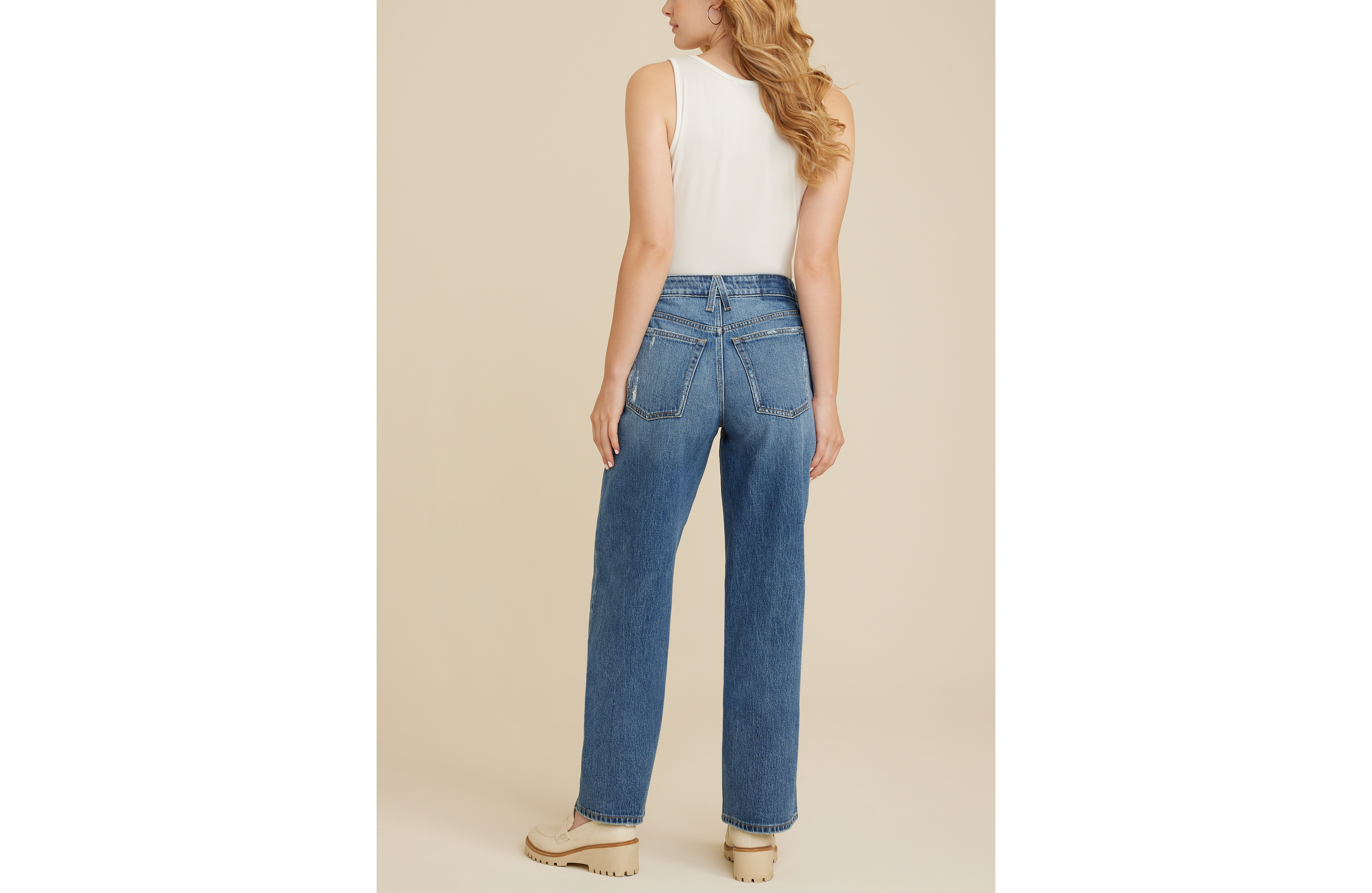 Goldie Blues™ High Rise Curvy Cheeky Wide Leg Jean