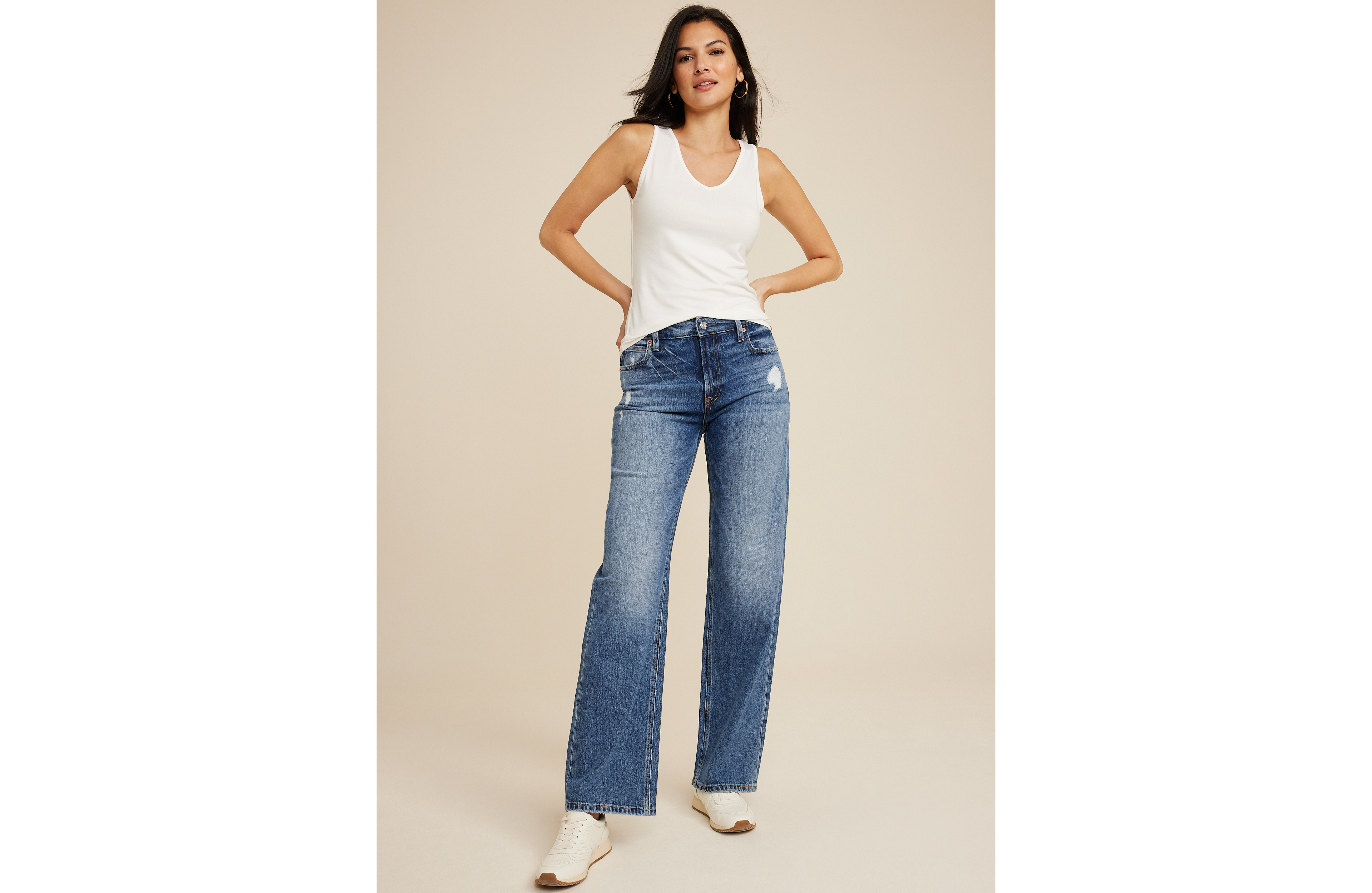 Goldie Blues™ High Rise Cheeky Wide Leg Jean