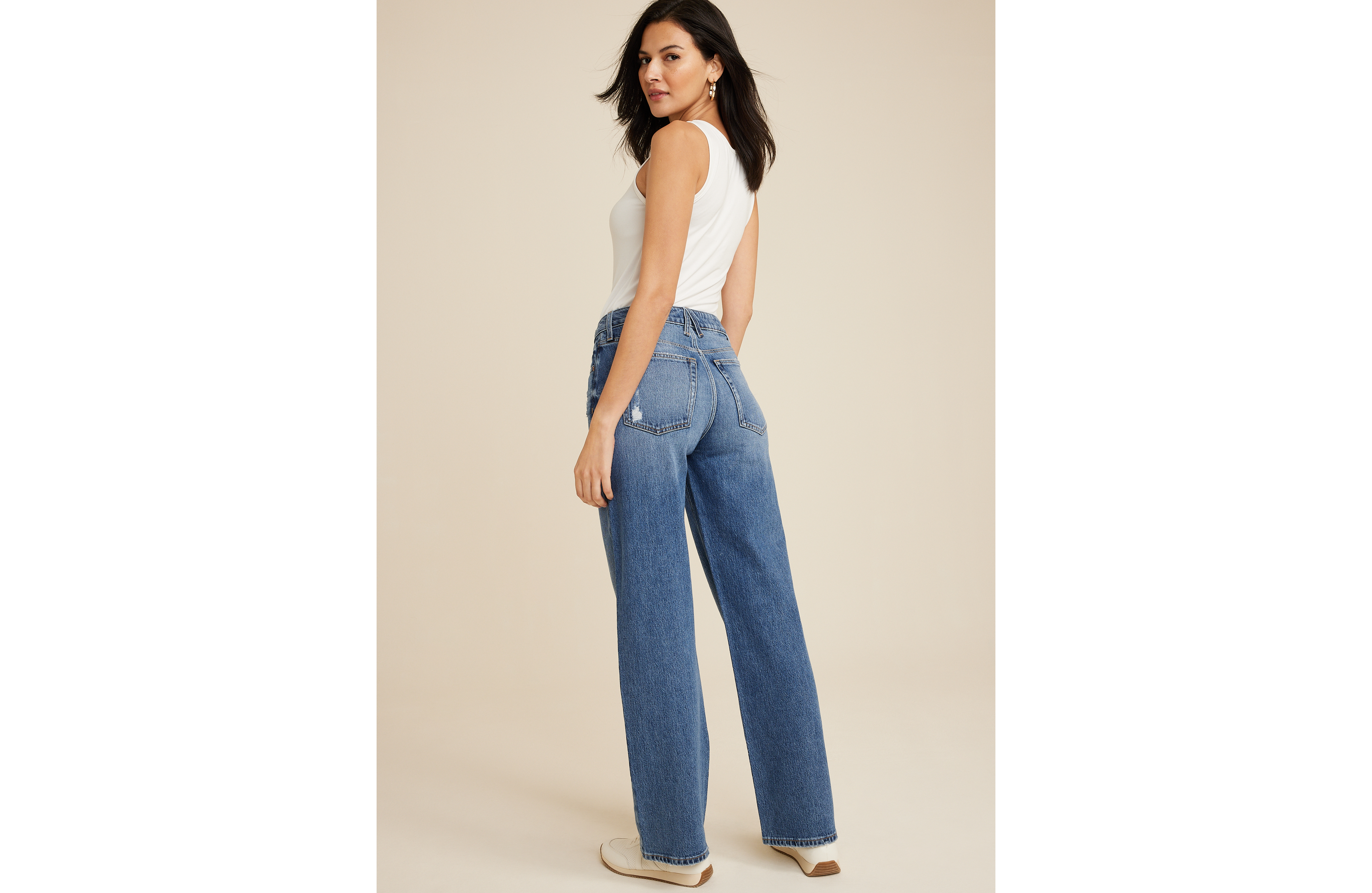 Goldie Blues™ High Rise Cheeky Wide Leg Jean