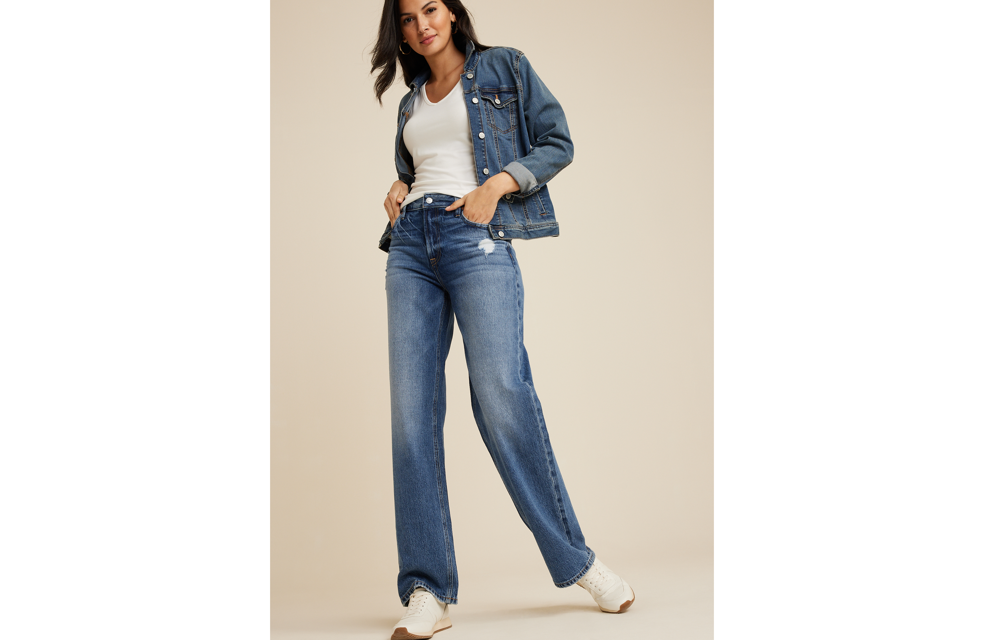 Goldie Blues™ High Rise Cheeky Wide Leg Jean