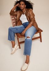 Plus Size Goldie Blues&trade; Brooklyn Relaxed High Rise Ripped Straight Jean, C3337, small