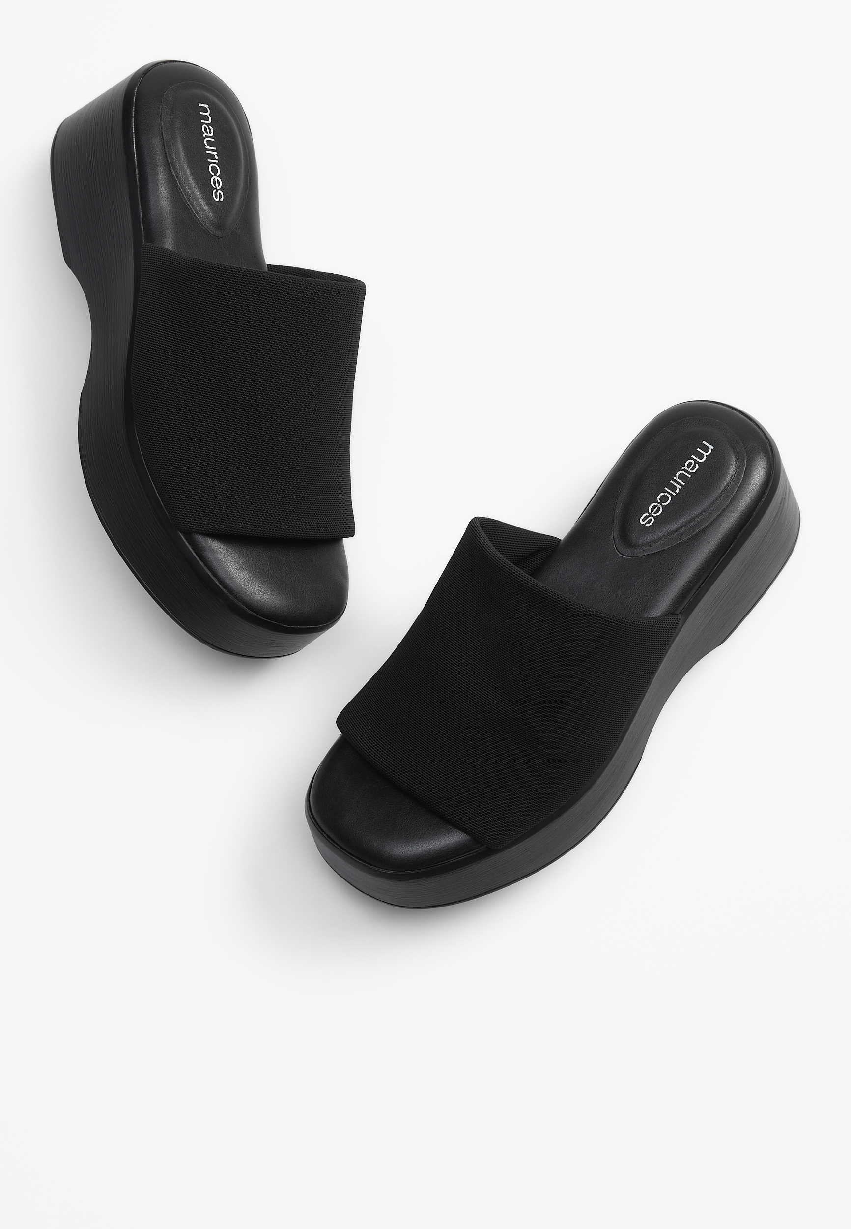 SuperCush April Flatform Sandal, BLACK, large