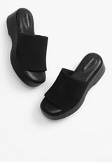 SuperCush April Flatform Sandal, BLACK, small