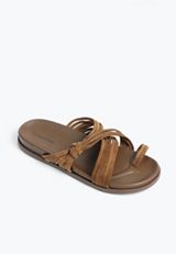 SuperCush Adele Strappy Sandal, COGNAC, small