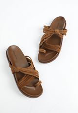 SuperCush Adele Strappy Sandal, COGNAC, small