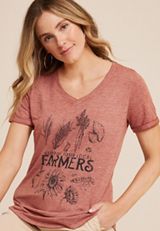 Support Your Local Farmers Graphic Tee, C5436, small