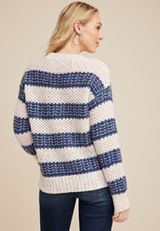 Chunky Striped Sweater, C9254, small