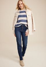 Chunky Striped Sweater, C9254, small