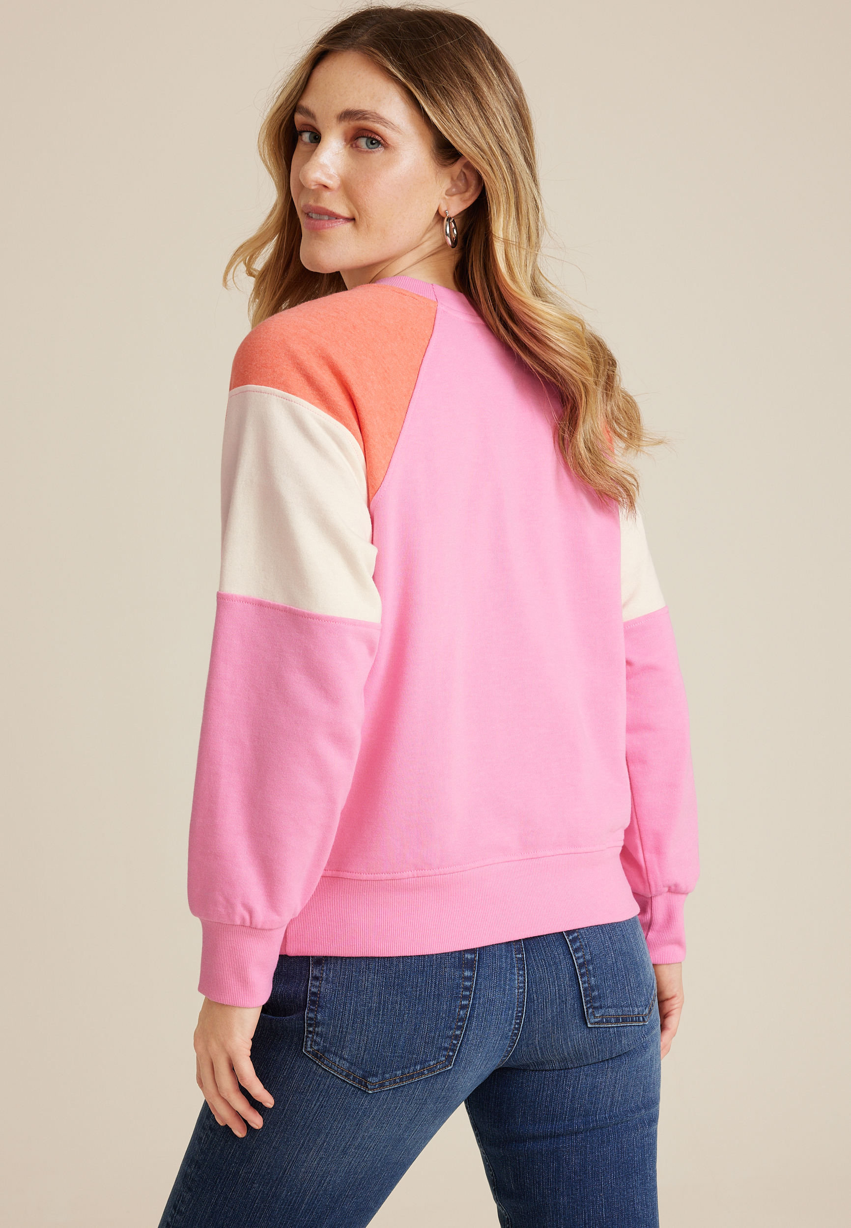 Colorblock Sweatshirt, C9345, large