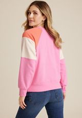 Colorblock Sweatshirt, C9345, small