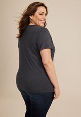 Plus Size Holiday Truck Graphic Tee, C1876, small