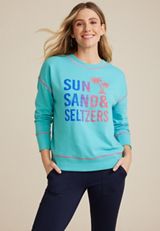 Sun Sand And Seltzers Sweatshirt, C4820, small