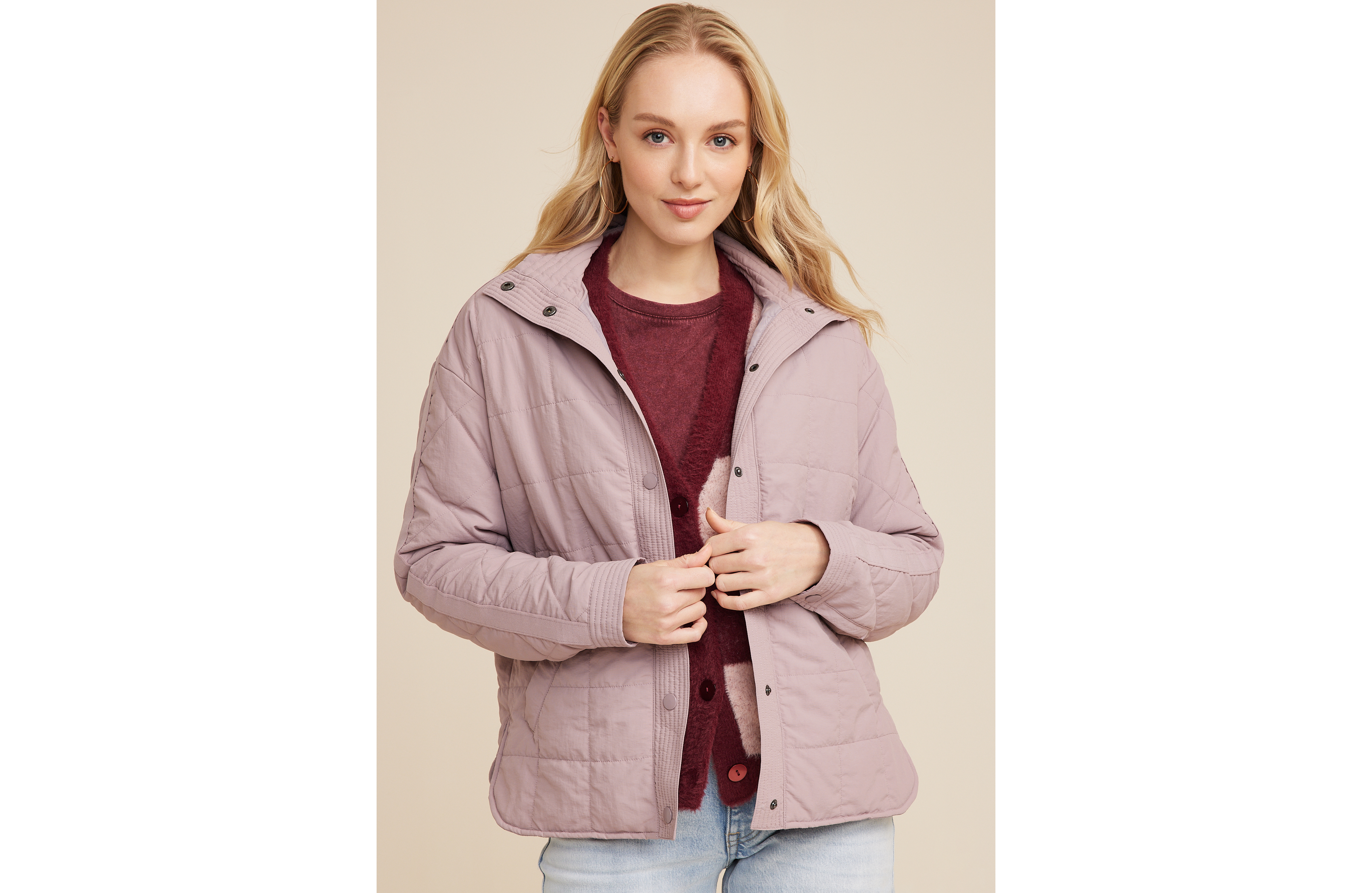 Quilted Bomber Jacket