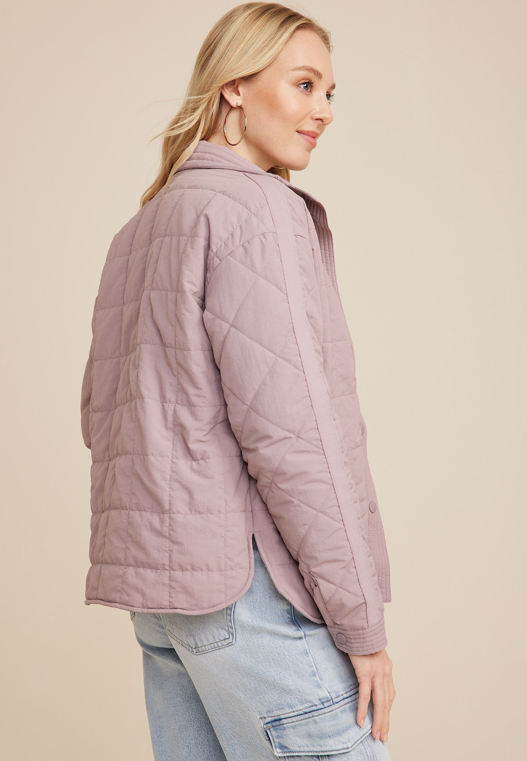 Quilted Bomber Jacket, C313, large