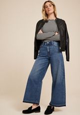 m jeans by maurices&trade; Wide Leg Nonstretch High Rise Jean, C3337, small