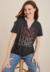 Love Graphic Tee, C106, small