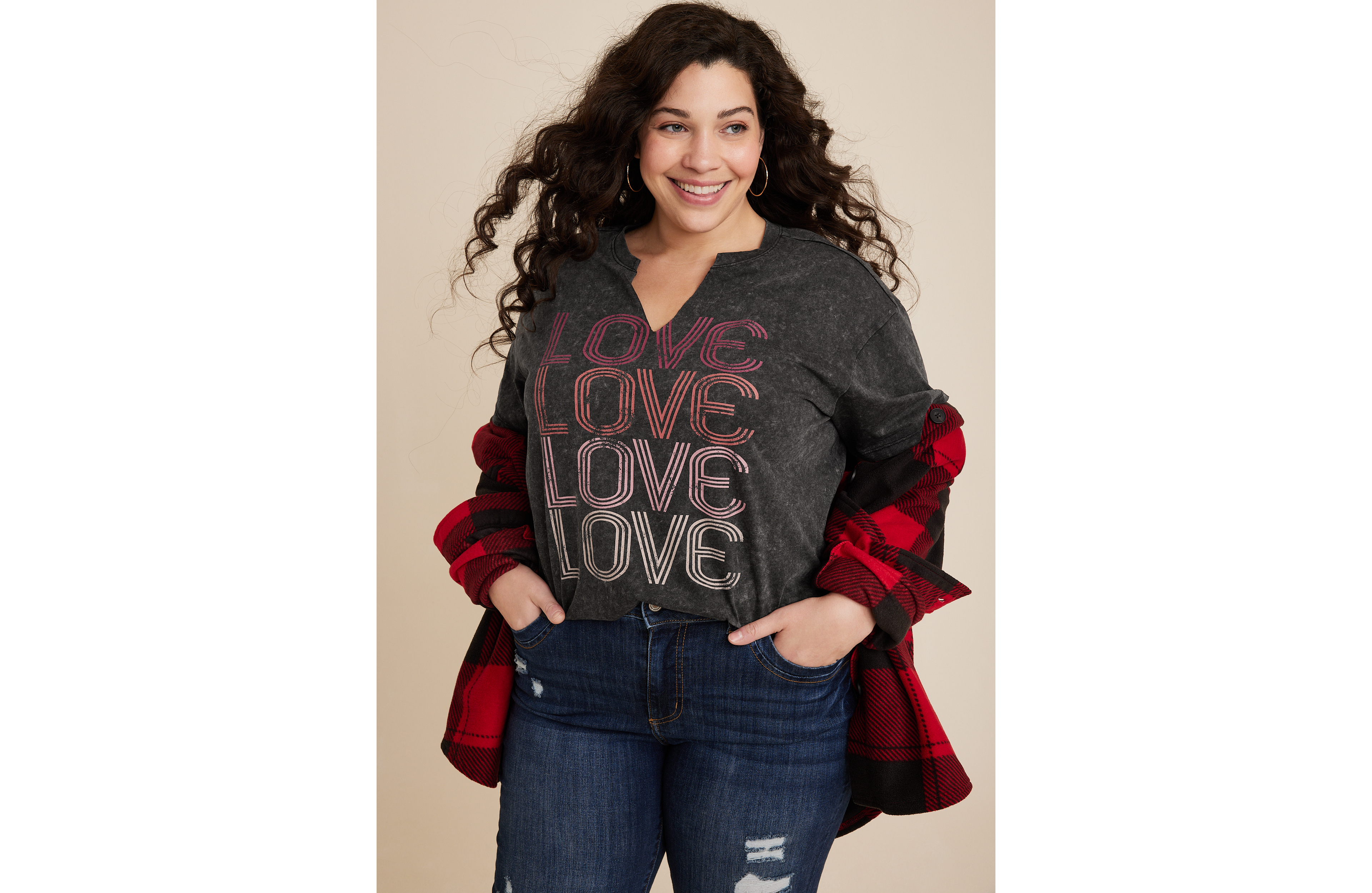 Plus Love Graphic Tee