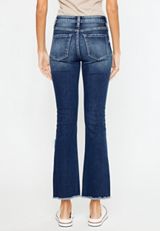 KanCan&trade; High Rise Fray Piecing Inset Hem Ankle Flare Jean, C258, small