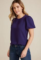 Puff Sleeve Blouse, C9377, small