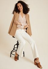 Atwood Pleated Animal Blouse, C3986, small
