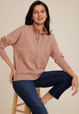 Quarter Zip Sweatshirt, C9346, small