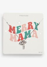 Silver Mama Pendant Necklace, , small