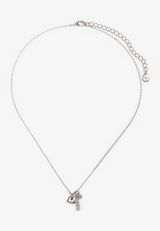 Silver Mama Pendant Necklace, , small