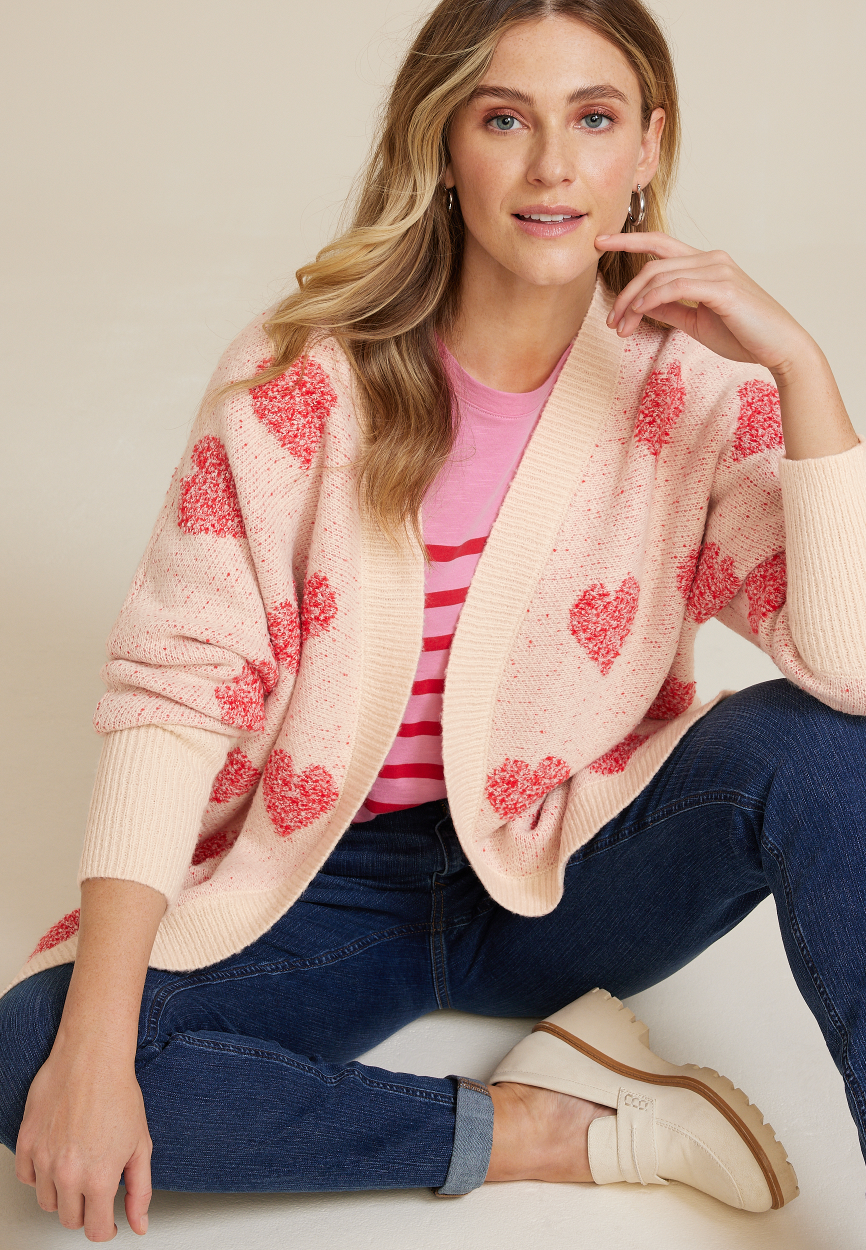 Teddy Heart Cardigan, C3986, large