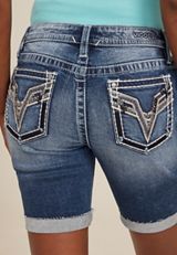 Vigoss&reg; Heritage Mid Rise 8in Bermuda Short, C3337, small