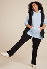Plus Size French Terry Hoodie, C9249, small