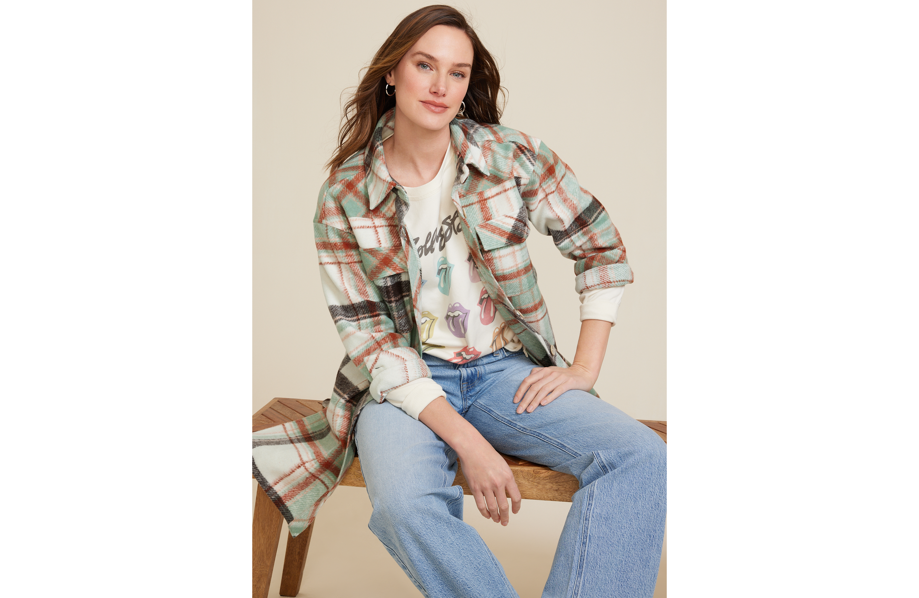 Plaid Mixer Shacket