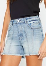 KanCan&trade; High Rise Double Front Seam 3.5in Short, C2806, small