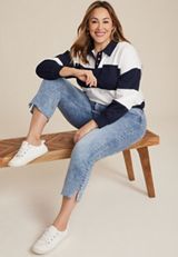 Plus Size KanCan&trade; High Rise Straight Cropped Jean, C2806, small