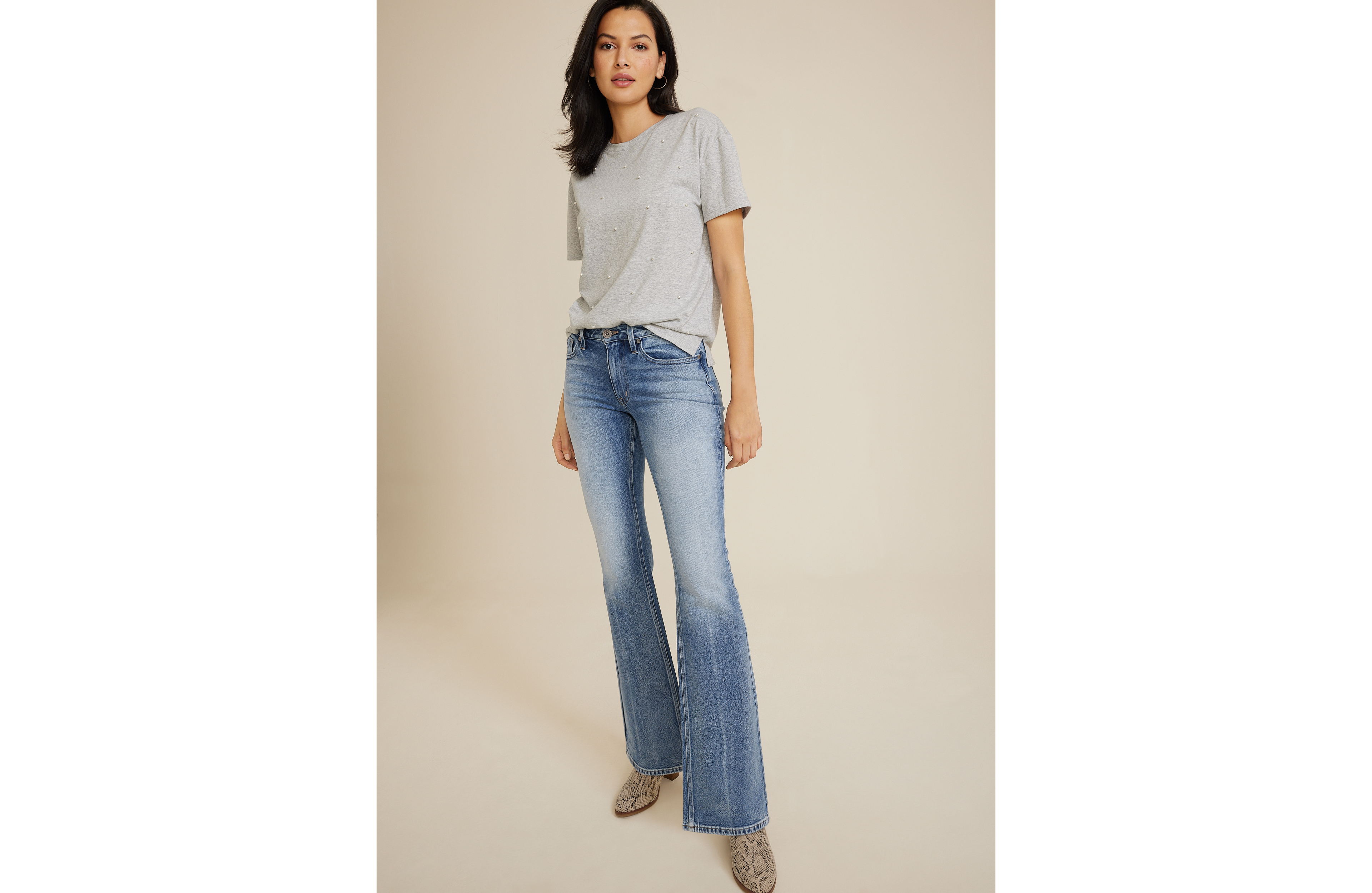 edgely™ Mid Rise Flare Jean