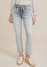 m jeans by maurices&trade; Curvy High Rise Belted Kick Boot Ankle Jean, C2806, small