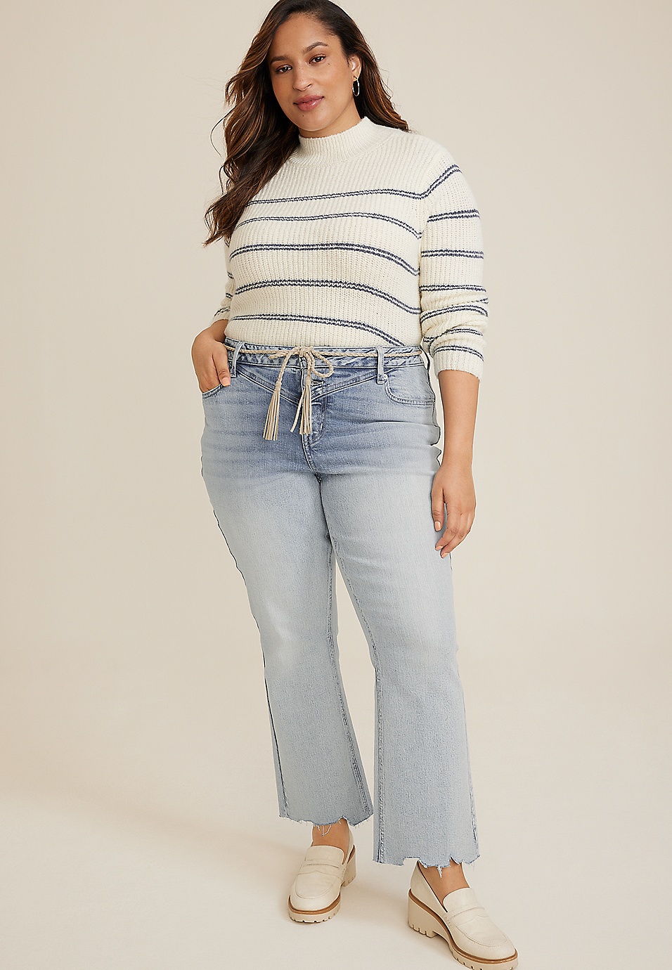 Plus Size m jeans by maurices™ Everflex™ Curvy High Rise Slim Boot Jean