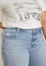 Plus Size edgely&trade; Curvy High Rise Relaxed Boyfriend Wide Leg Jean, C3337, small