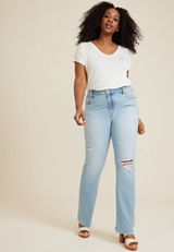 Plus Size Goldie Blues&trade; Light High Rise Cheeky Slim Boot Jean, C2806, small