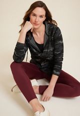 Cloud Stretch Camo Full Zip Hoodie, C1756, small