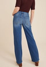 Everflex&trade; High Rise Wide Leg Jean, C3337, small