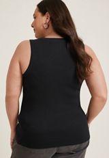 Plus Size 24/7 U Line Tank Top, C106, small