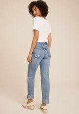 Goldie Blues&trade; Legacy High Rise Ripped Straight Jean, C3337, small