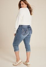 Plus Size Vigoss&reg; Heritage Mid Rise Capri, C3337, small